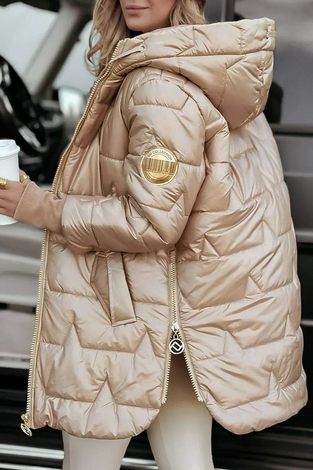 Leviana - Long Quilted Jacket