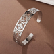Kay | Open Silver Bangle