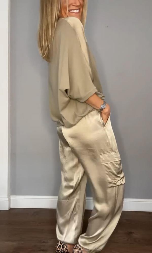 Doris | Satin Elegance Co-Ord Set
