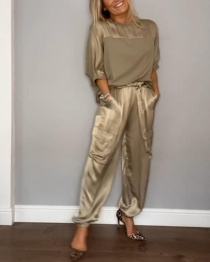 Doris | Satin Elegance Co-Ord Set
