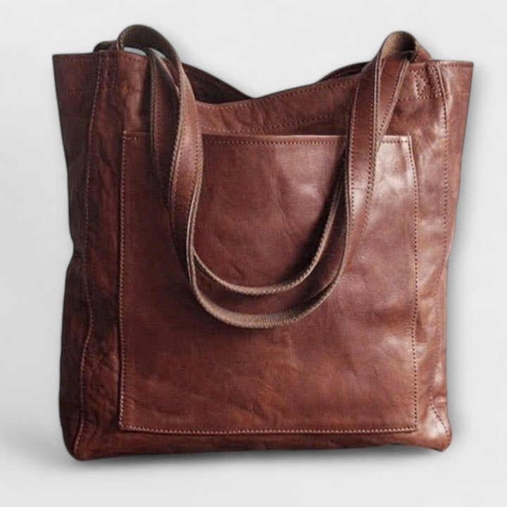 Everyday Shoulder Bag with Multiple Pockets