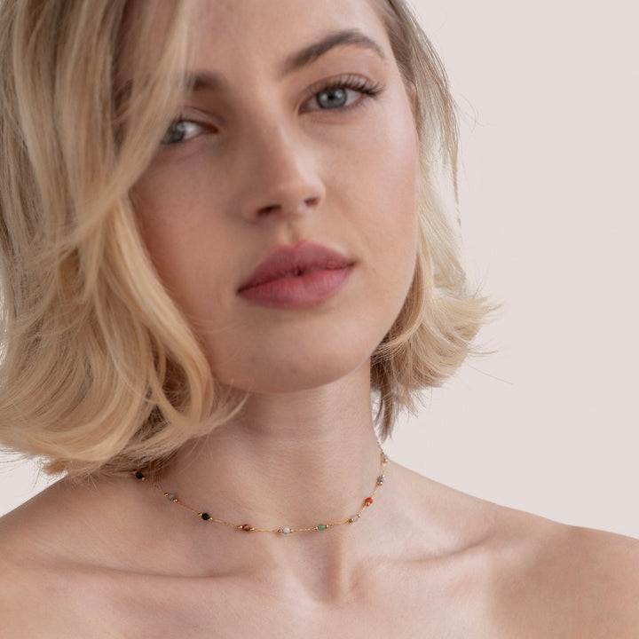 Mia | Minimalist Stone Necklace