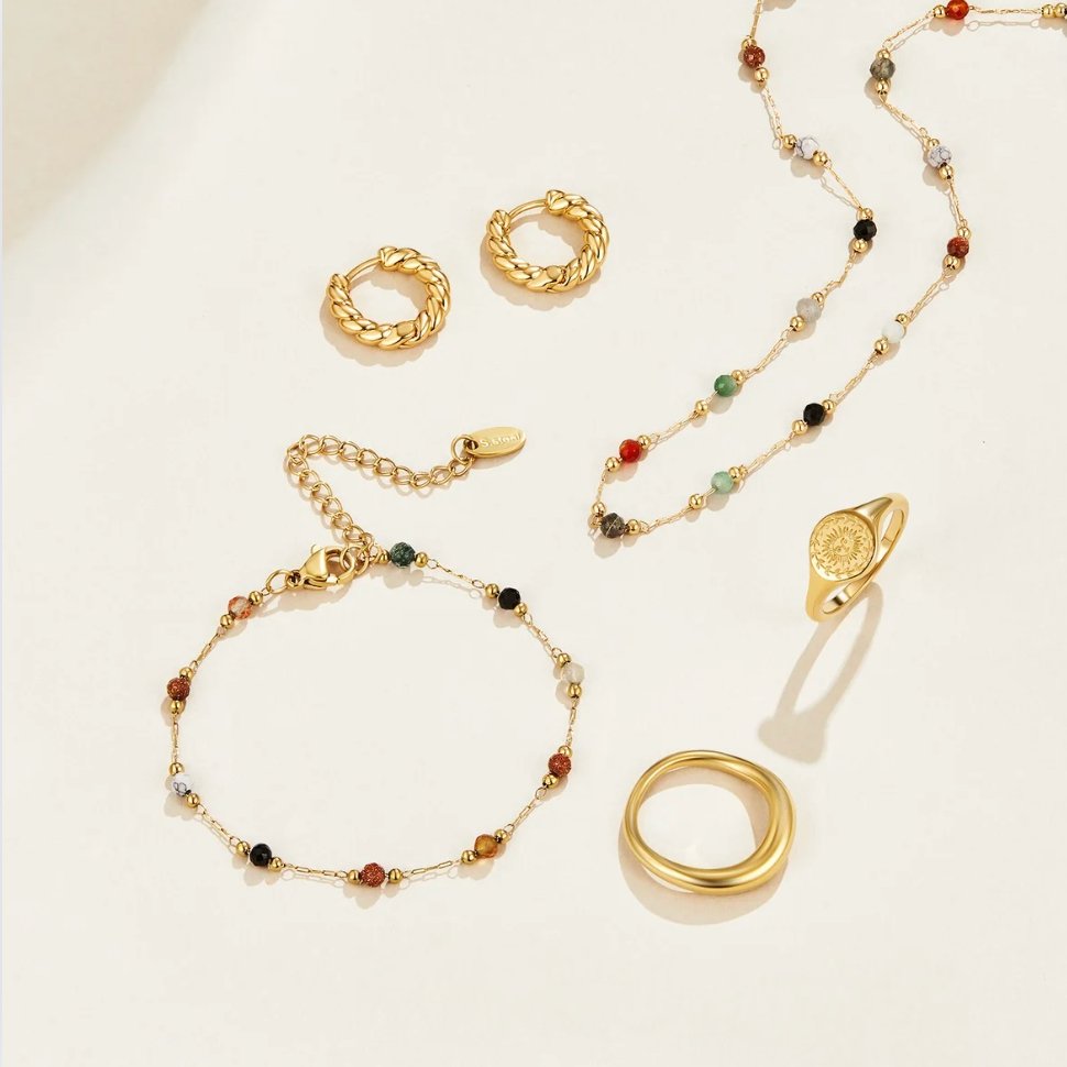 Mia | Minimalist Stone Necklace