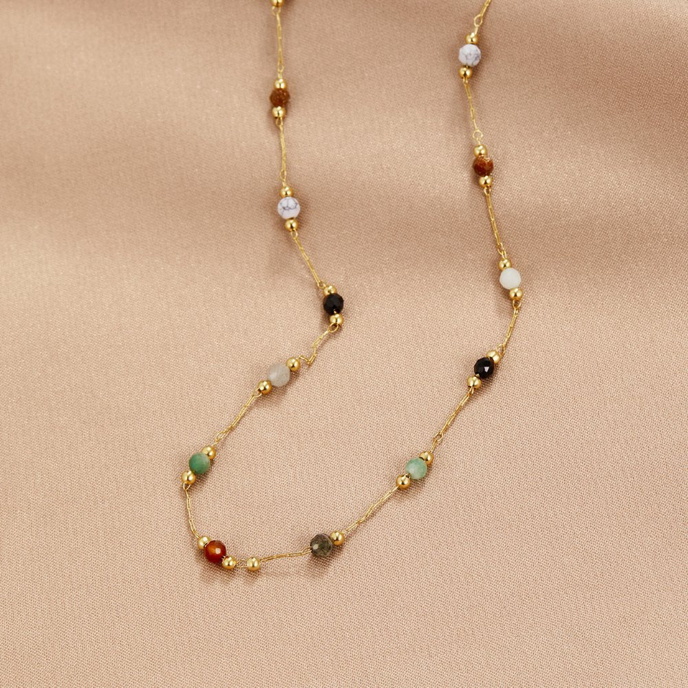 Mia | Minimalist Stone Necklace