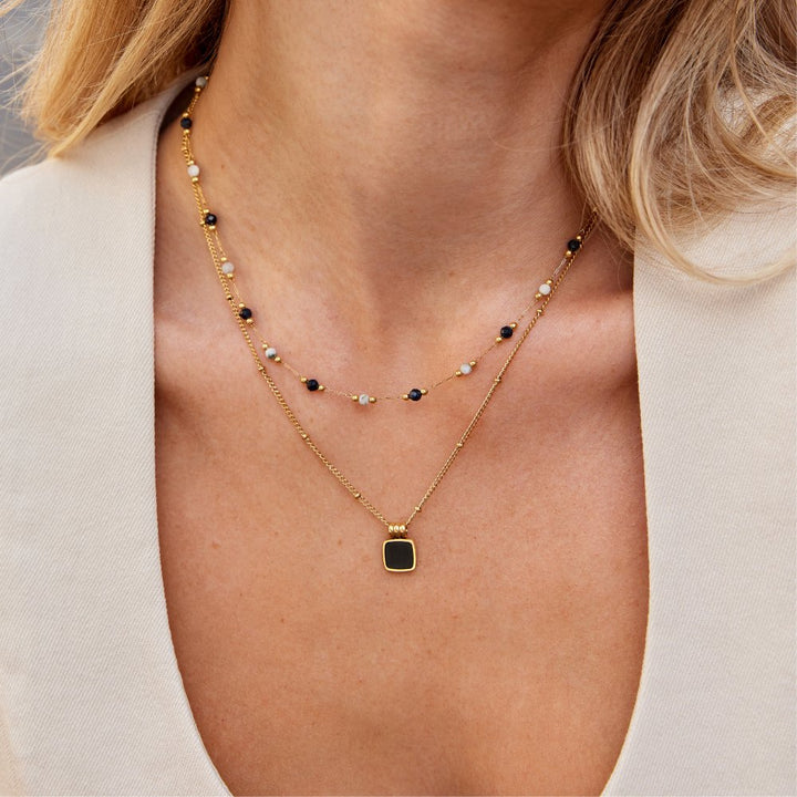 Petra | Layered Necklace with Stones