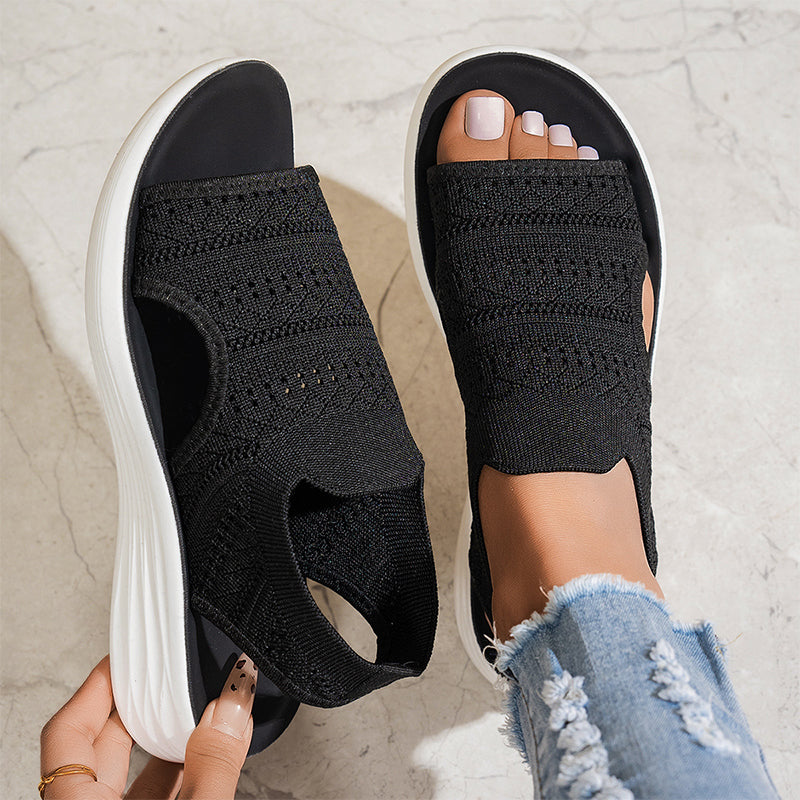 Anne™ | Women's Platform Sandals in Breathable Material