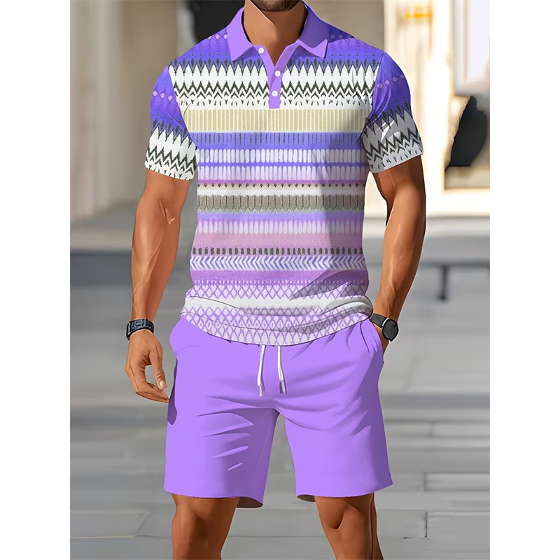 ALFRED | Relaxed Two-Piece Shirt & Shorts Summer Set