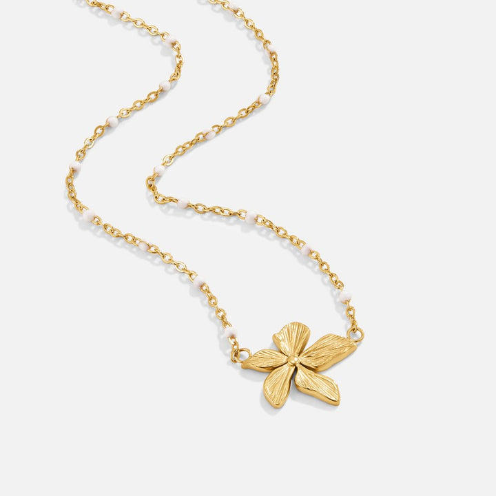 Flora | Gold Flower Necklace