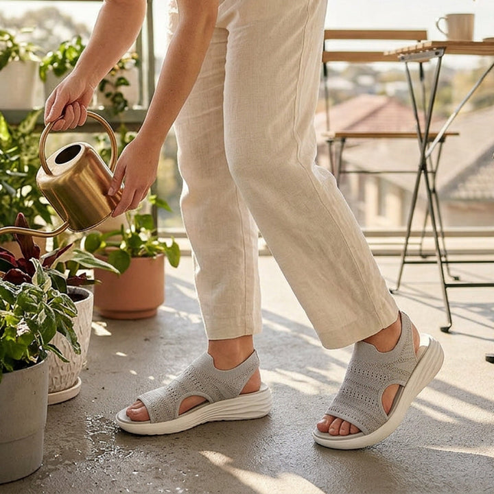 Anne™ | Women's Platform Sandals in Breathable Material