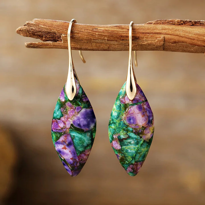 Fay | Natural Stone Drop Earrings