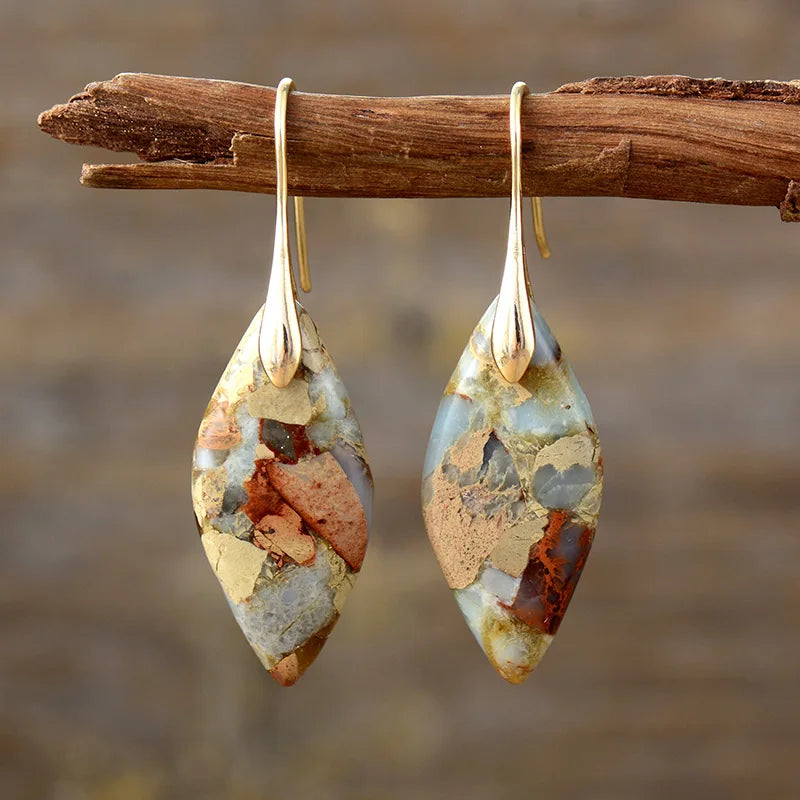 Fay | Natural Stone Drop Earrings