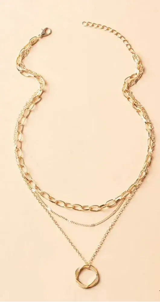 Josephine | Classic Layered Gold Pendant Necklace