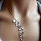 May | Silver Flower Pendant Necklace