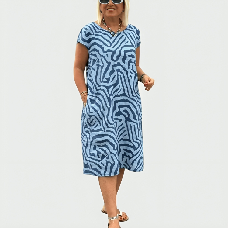 Patricia | Printed Summer Midi Dress